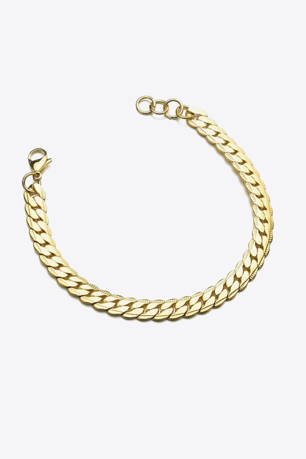 Stainless Steel Curb Chain Bracelet