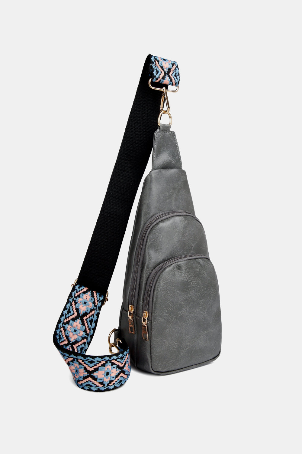 PU Leather Sling Bag