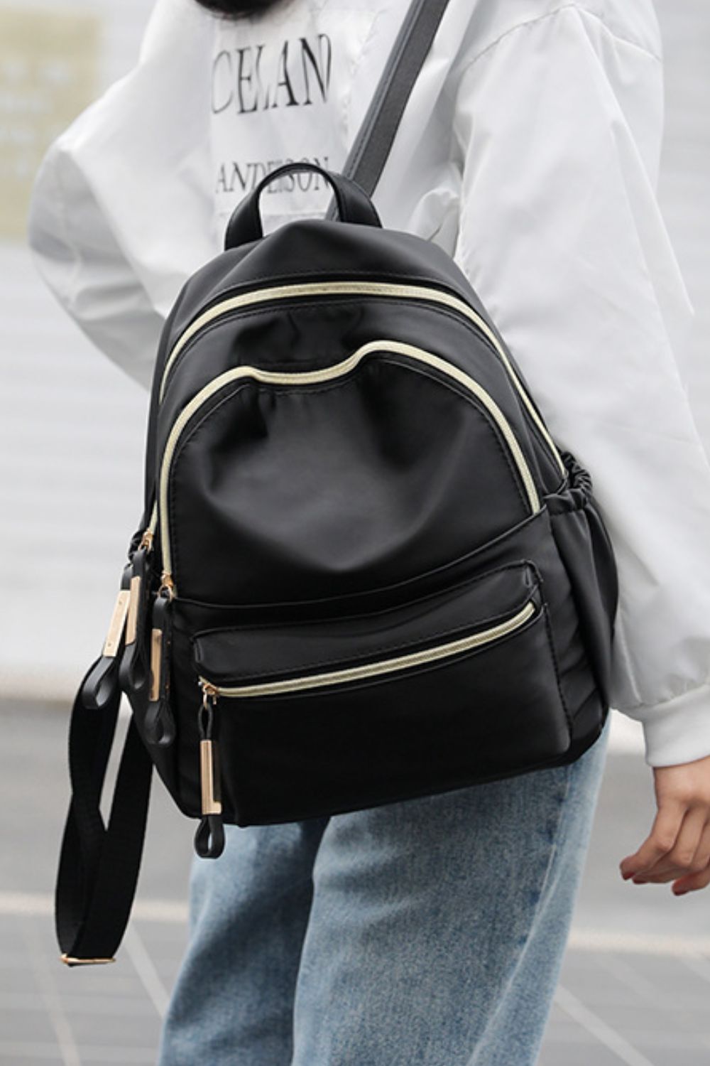 Adored Oxford Cloth Backpack